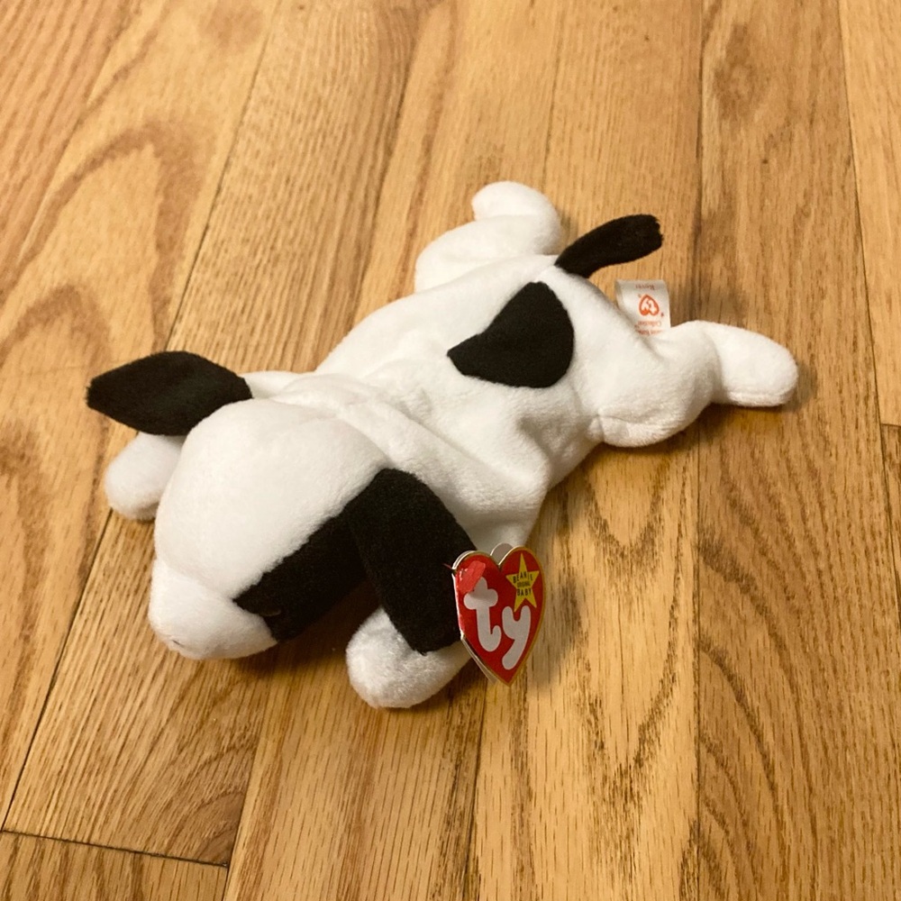 ⭐️ 🖤 RARE Vintage 1993 Spot The Dog Wrong Rover Tush Tag Error Ty Beanie Baby